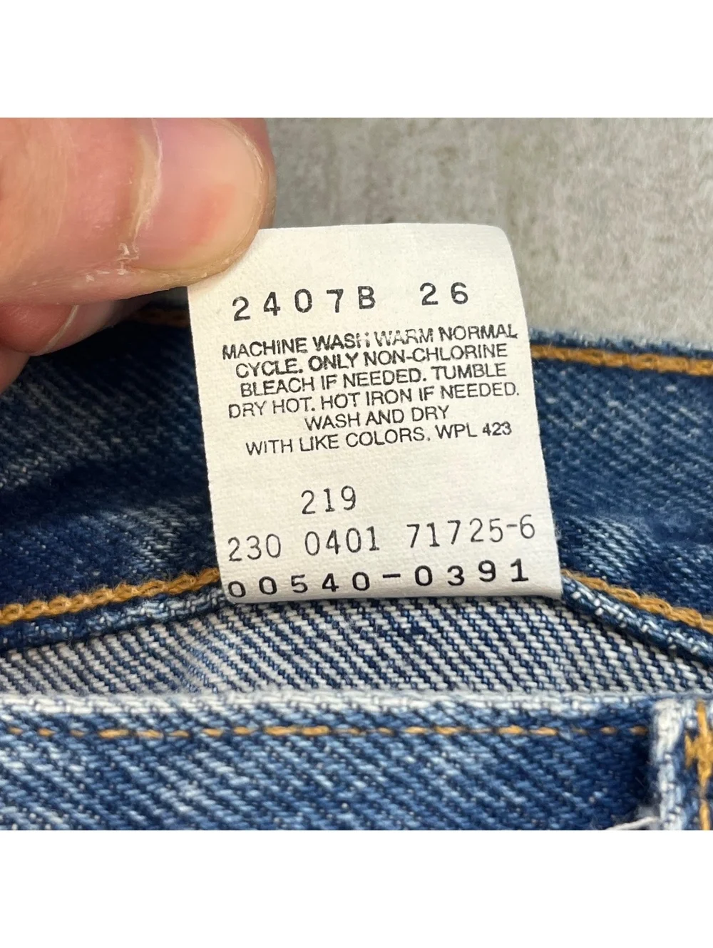 Vintage Levi's Relaxed Fit Denim Jeans Waist 34